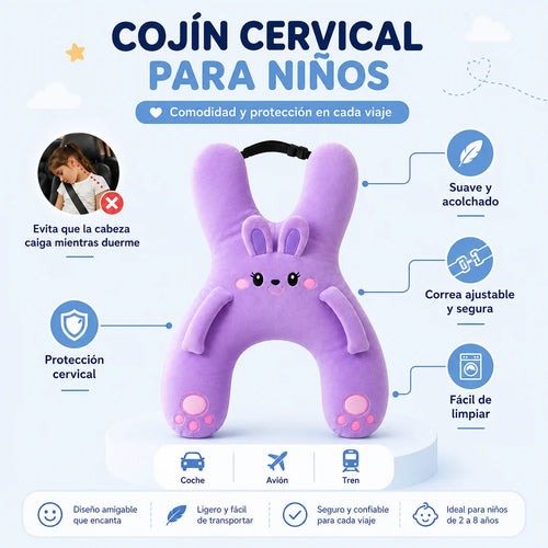 ALMOHADA CERVICAL PARA NIÑOS